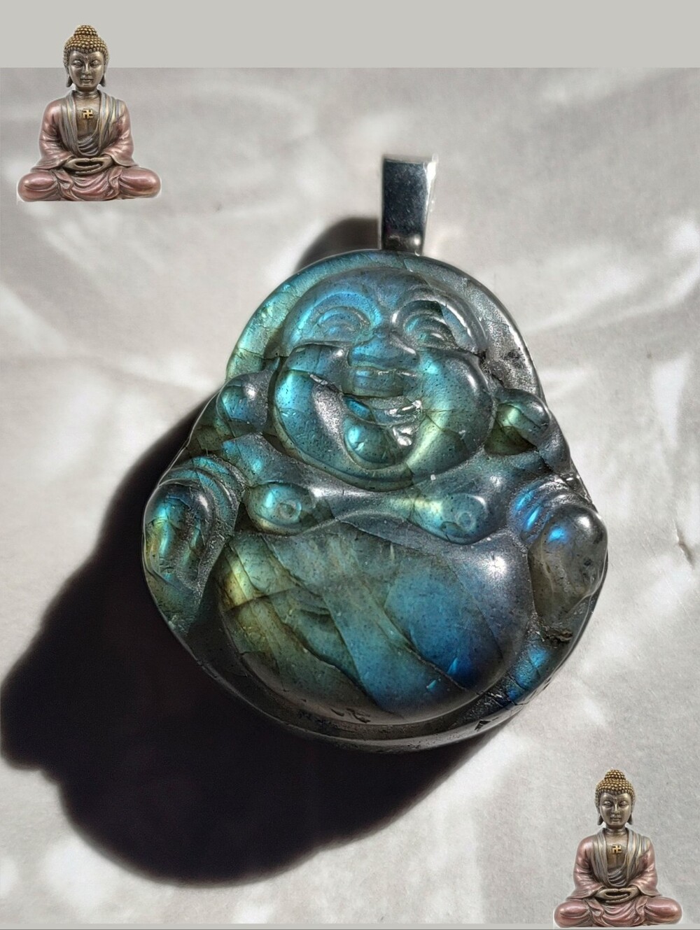 *New* Buddha Labradorite Pendant